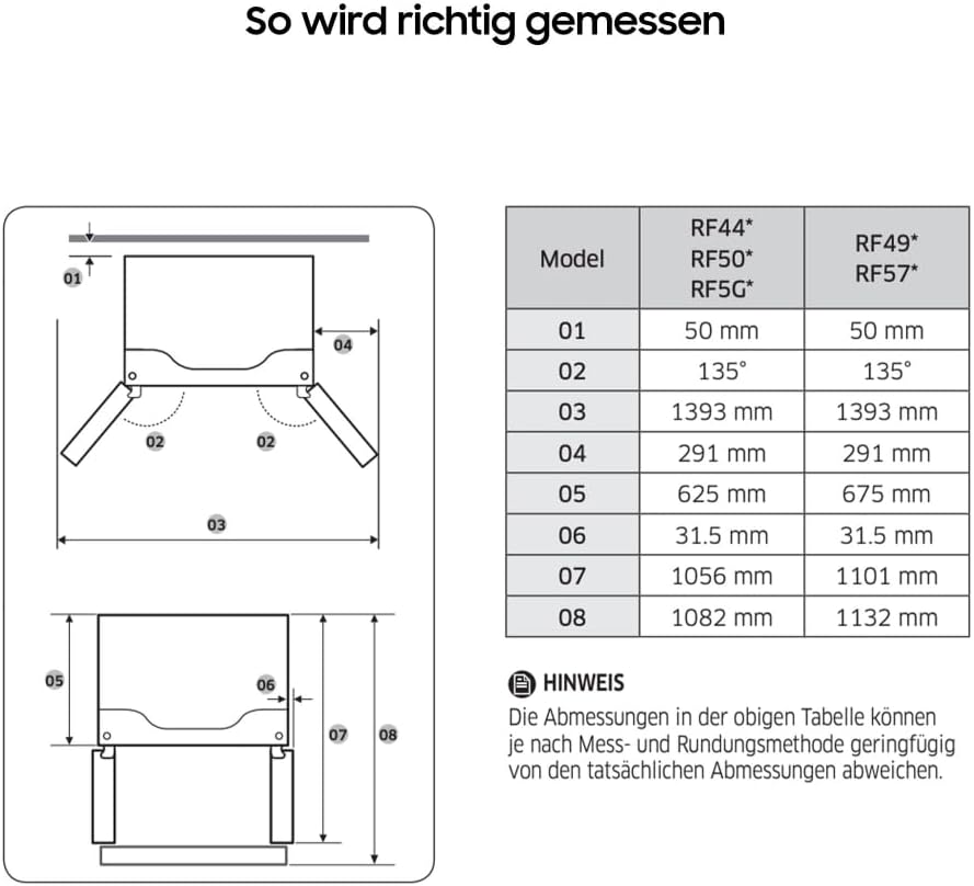 Frigorífico Samsung French Door con congelador, 178 cm, 495 l, WiFi y modo de ahorro de energía AI SmartThings, Twin Cooling+, fabricador de hielo automático, No Frost+, aspecto acero inoxidable, RF50C530ES9/EF