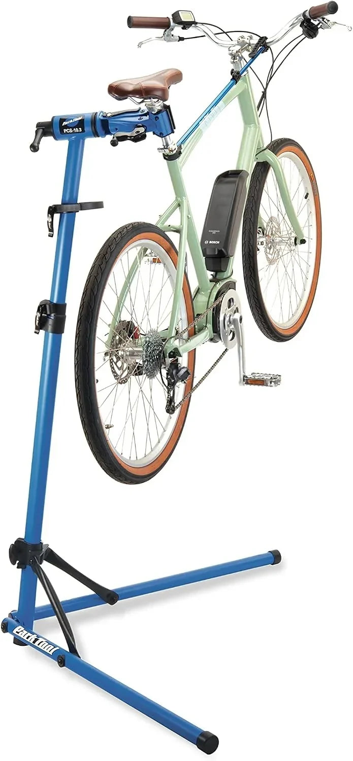 Soporte de reparación de bicicletas PCS-10.3, abrazadera ajustable en altura, soporte de montaje plegable para bicicletas