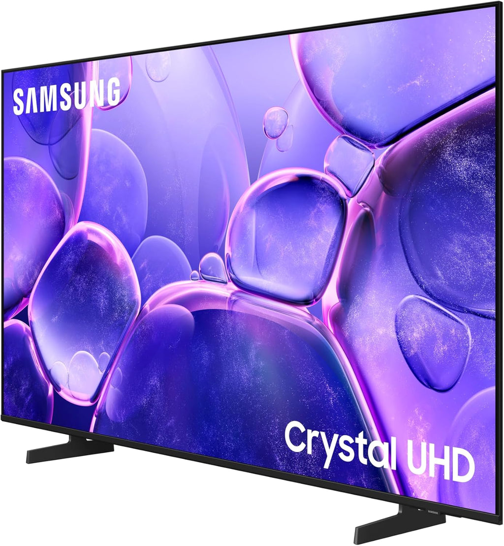 Televisor Samsung 43 pulgadas Crystal UHD 43U8075F Smart TV 4K, Bluetooth, WiFi, Airplay, Procesador Crystal 4K, HDR, Q-Symphony, Knox Security, Gaming Hub, Bixby, aplicaciones de operador integradas