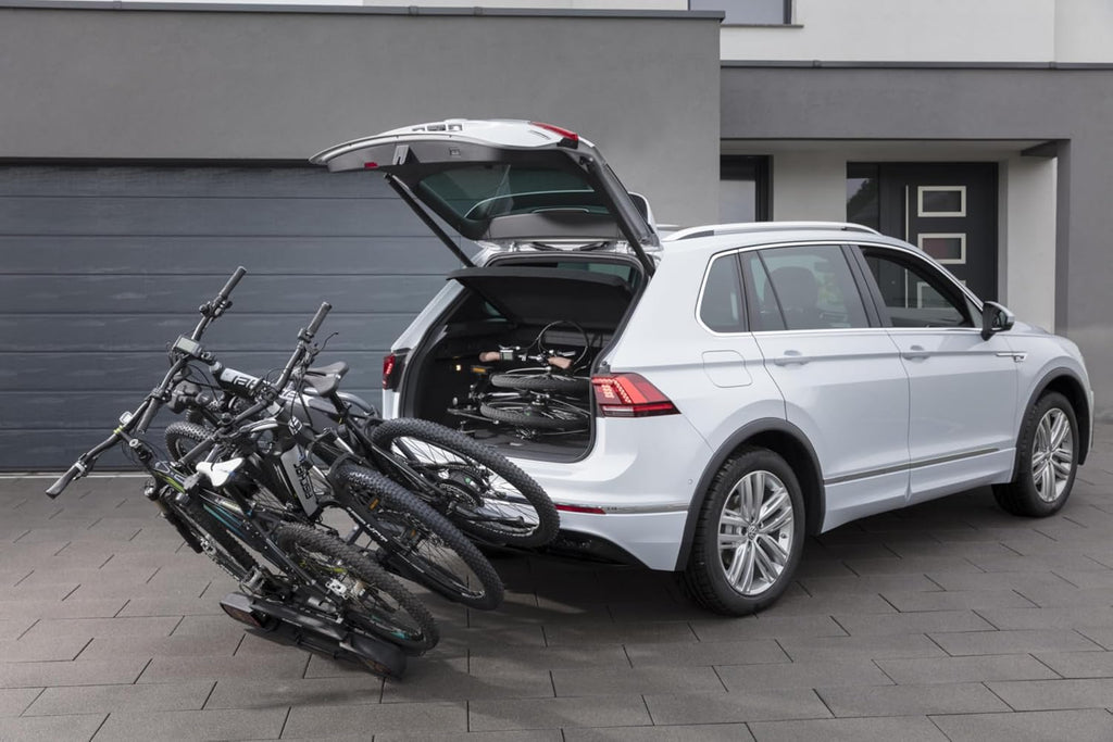 Portabicicletas de enganche FISCHER ProlineEvo 3 I Portabicicletas para bola de remolque I Portabicicletas para coche I Portabicicletas para bicicletas eléctricas