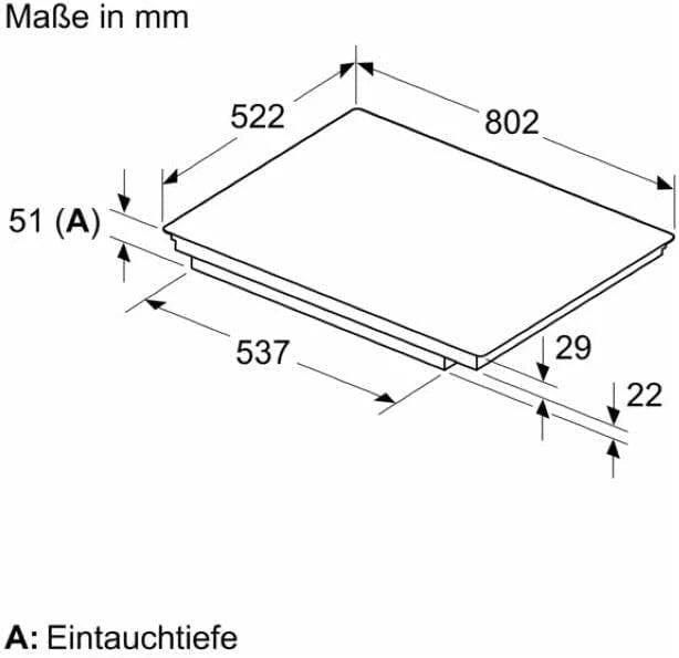NEFF T68FTV4L0, N 90, płyta indukcyjna, samowystarczalna płyta grzewcza z ceramiki szklano-ceramicznej, szerokość 80 cm, Twist Pad, Flex Induction, Home Connect, Smart Hood Automatic, bez ramy, kolor