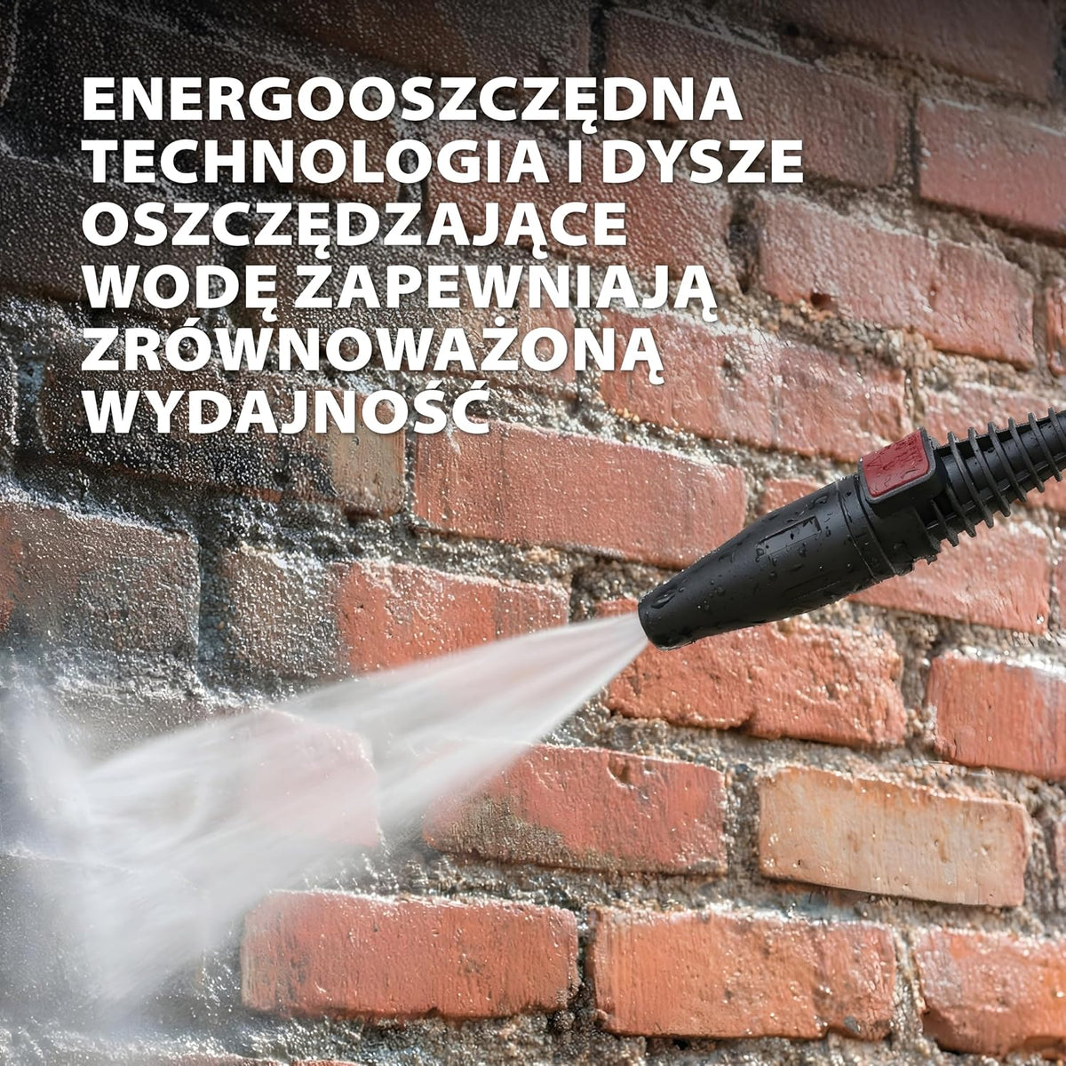 WAGNER AQUASTORM ADVANCED - Wydajna myjka ciśnieniowa do szybkiego i skutecznego czyszczenia, w zestawie standardowa- i turbo dysza