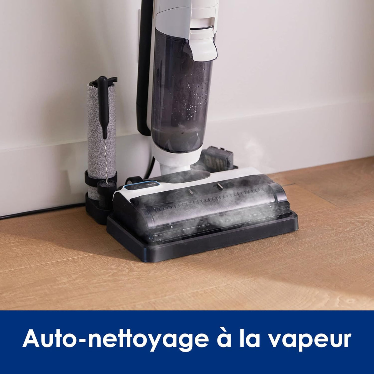 Tineco Floor One S5 Steam Limpiador a vapor caliente para suelos duros con pantalla digital, perfecto para suciedad difícil, limpieza sin productos químicos con cable