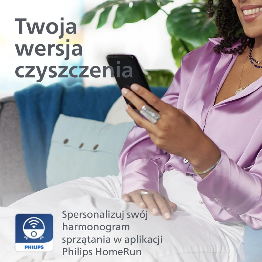 Philips HomeRun Robot Odkurzająco-Myjący serii 9000, Stacja Wielofunkcyjna