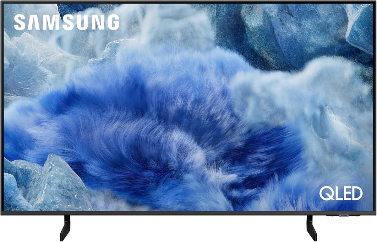 Samsung TV AI 43 pulgadas QLED 43Q8F 4K Smart TV, puntos cuánticos, procesador Q4 AI, WiFi, Airplay, HDR, Q-Symphony, OTS Lite, seguridad Knox, Gaming Hub, Bixby, aplicaciones de operador integradas