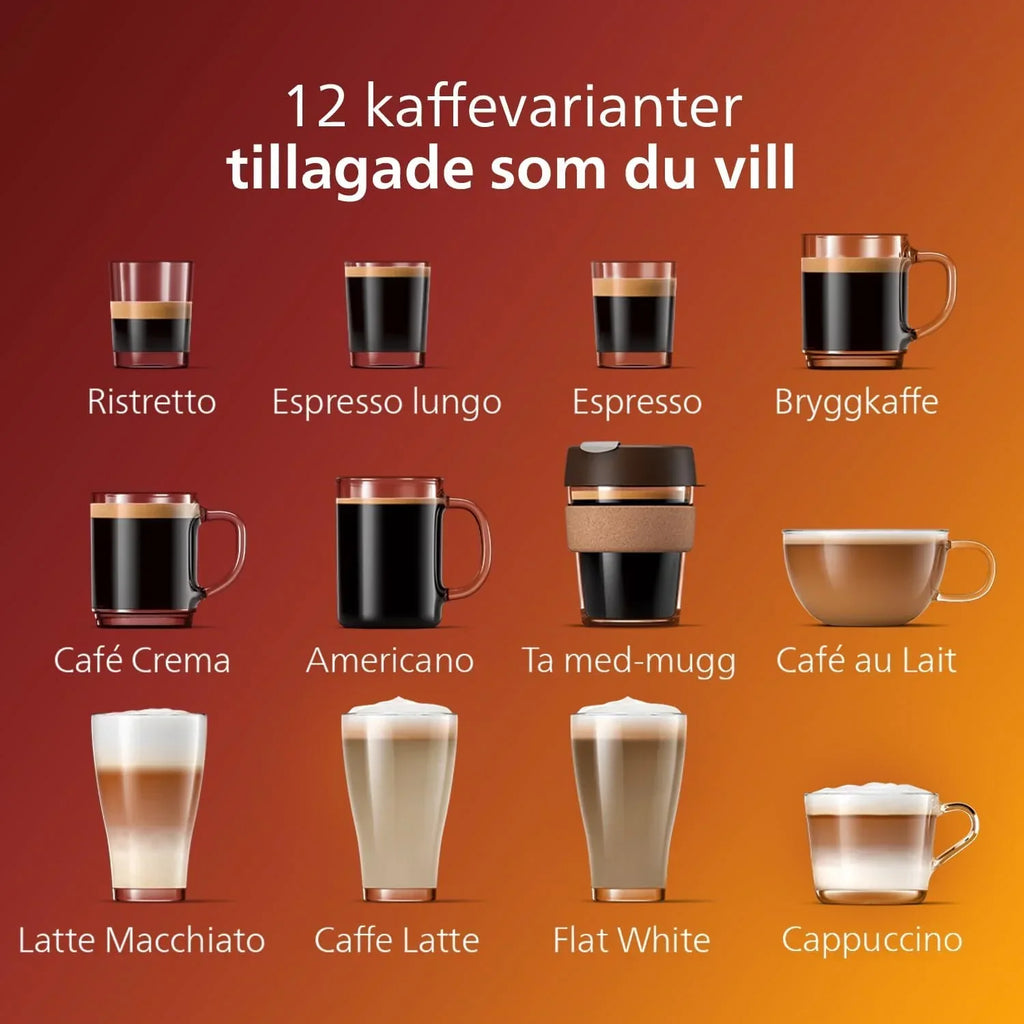 Cafetera superautomática Philips Serie 5400 – Sistema de leche LatteGo, 12 especialidades de café, pantalla intuitiva, 4 perfiles de usuario, cromo (EP5447/90)