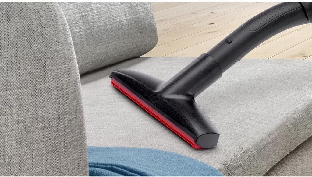 Aspiradora sin bolsa Bosch Serie 6 BGC41X36, aspiradora de trineo, ideal para alérgicos, filtro higiénico, boquilla para parqué, alfombras y baldosas, gran potencia de succión, silenciosa, 700 W, azul