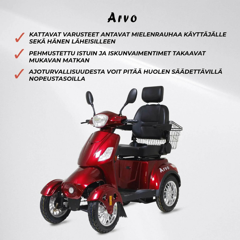Arvo Seniorenmobil P400 Rojo