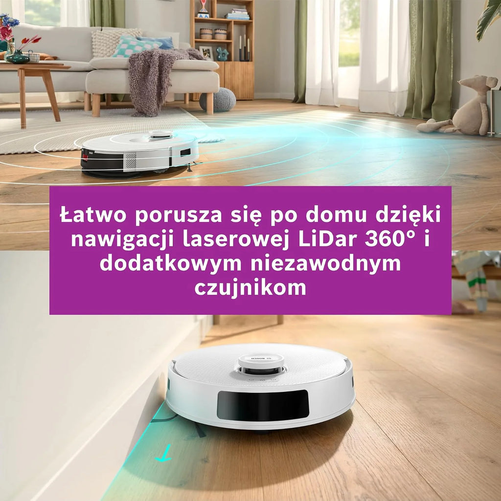 Bosch Spotless+ Robot sprzątający, BCRD1W, biały