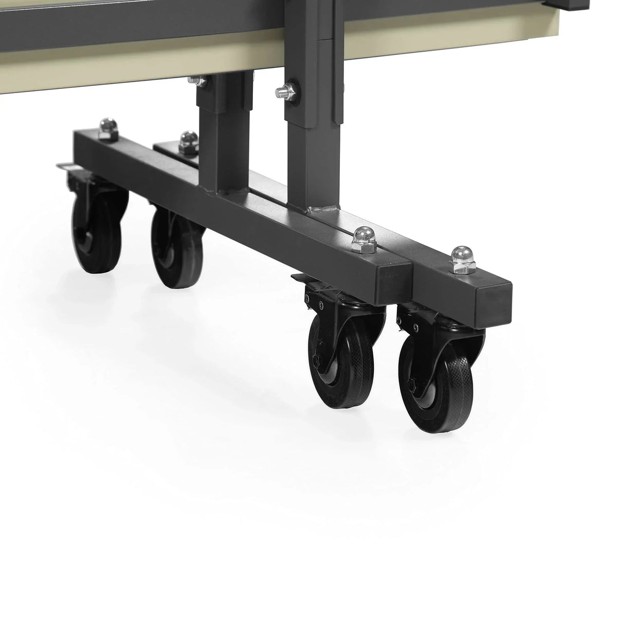 Mesa de ping-pong para exterior S500o plegable, 6 mm, resistente a la intemperie, 274 x 152,5 x 76 cm, con ruedas y función de entrenamiento individual