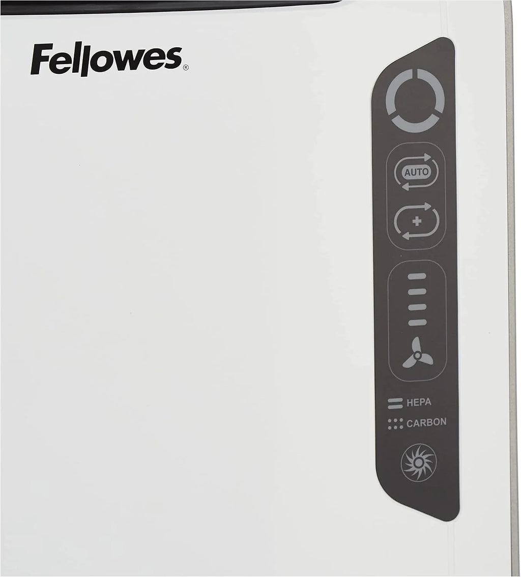 Aeramax Oczyszczacz Powietrza Hepa Dx55 od Fellowes, do 18 – 28 M², 3 – 5 Zmian Powietrza/Godz., True Hepa i Filtr Węglowy, Ochrona Antybakteryjna, Cichy, Energy Star