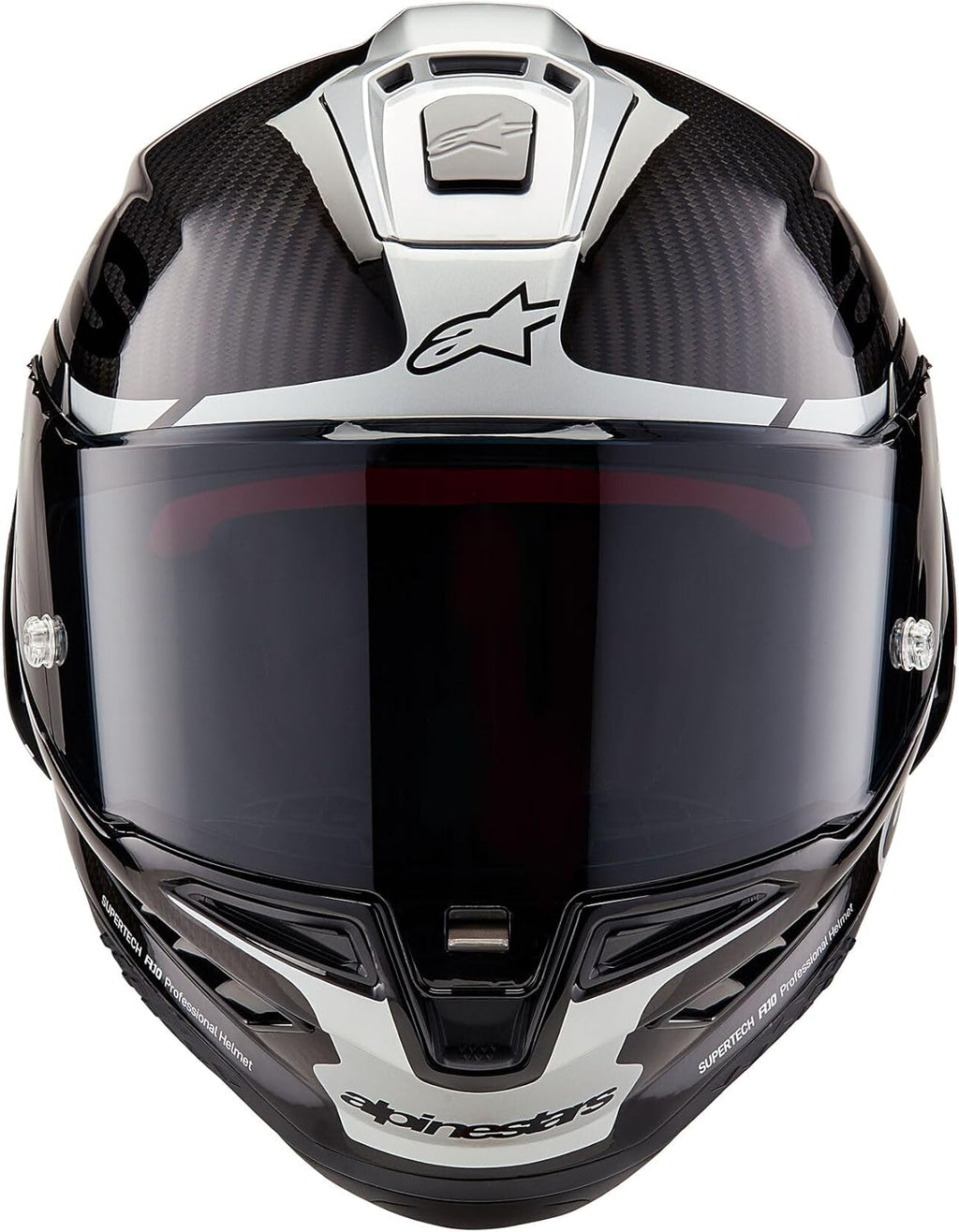 Casco Alpinestars Supertech R10 Element Carbon, negro/plata, S (55/56)