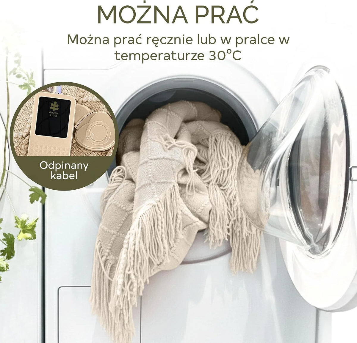 Grenlandia BOHEM Ogrzewany koc elektryczny, 180 x 130 cm, na sofę, koc grzewczy z 9 poziomami ciepła i timerem automatycznego wyłączania, miękki, elektryczny, nadający się do prania koc na sofę i
