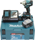 Atornillador de impacto a batería Makita DTW300RTJ 18 V / 5,0 Ah, 2 baterías + cargador en MAKPAC