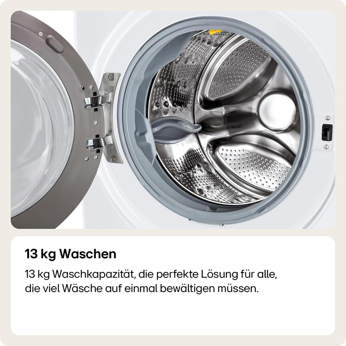LG F4WV7080, Clase A, lavadora de carga frontal 8 kg, 1400 rpm, AI Direct Drive, Wi-Fi, limpieza profunda con vapor, gran capacidad, TRIPLE A, puerta exterior de cristal templado, 62 x 60 x 85 cm, blanco