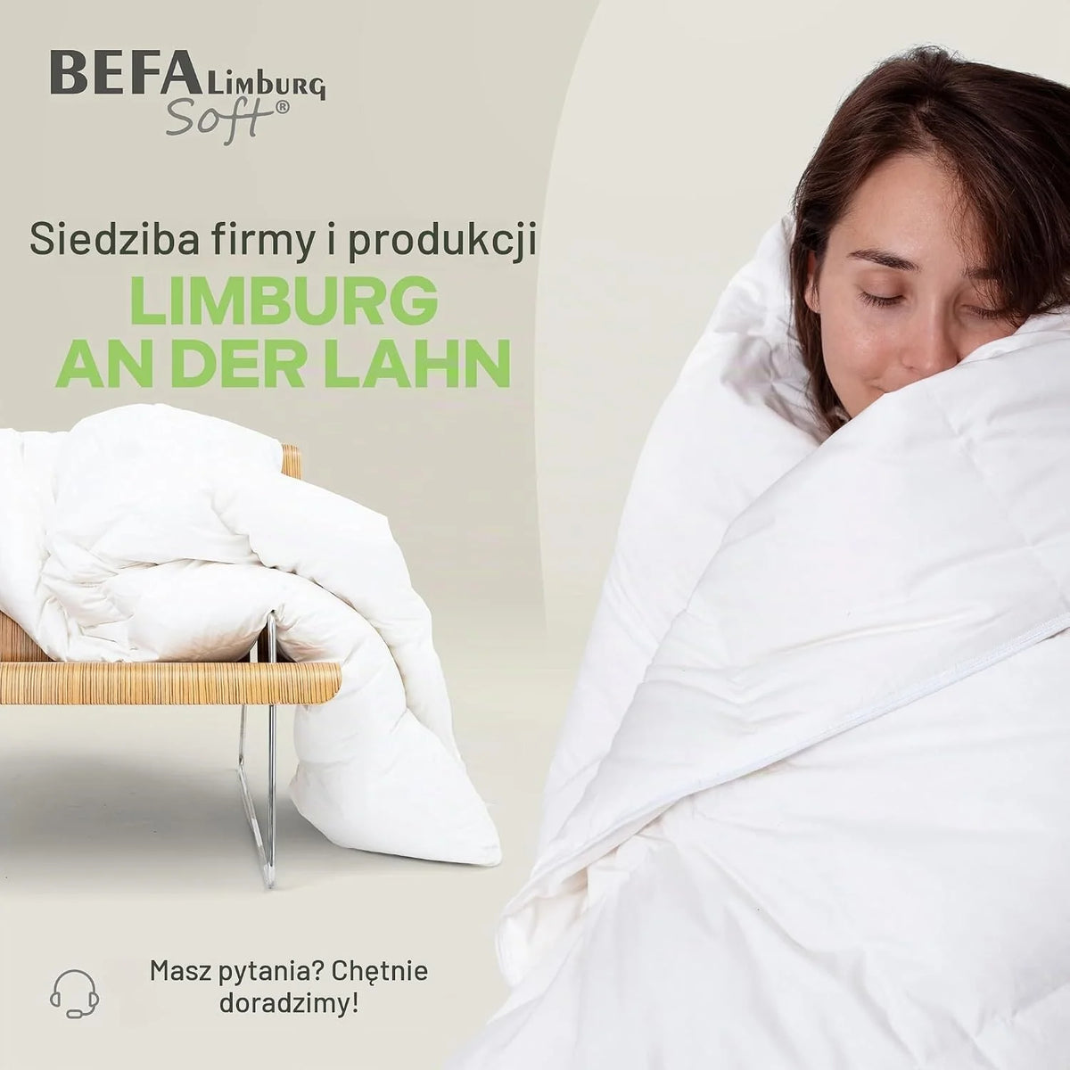 Kołdra puchowa, całoroczna, 240 x 220 cm, 90% pierza i 10% puchu, oddychająca i łatwa w pielęgnacji, dla alergików (NOMITE), dobrostan zwierząt (DOWNPASS), Oeko-Tex