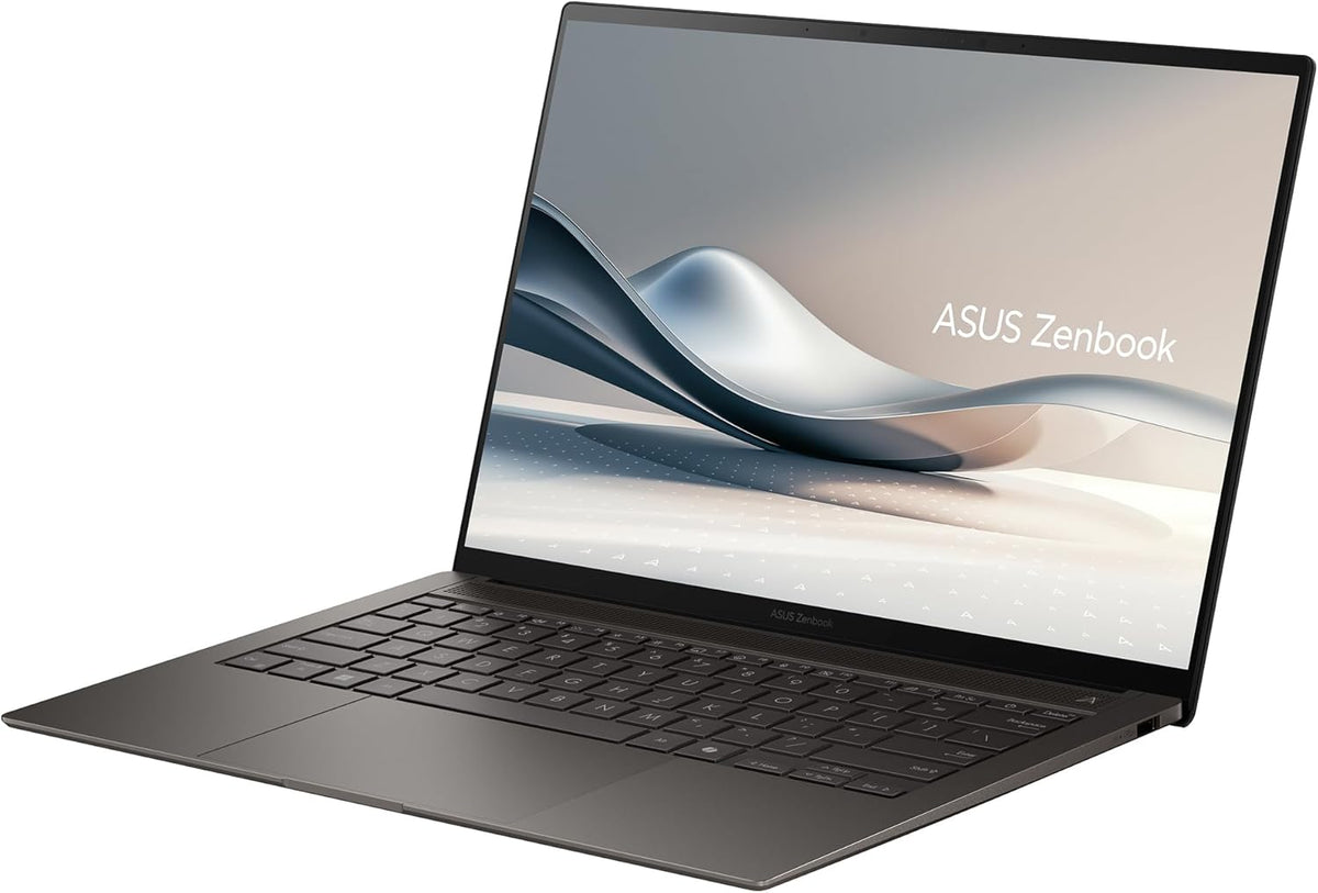 ASUS Zenbook S 14 AI-UX5406-68W OLED 14 pulgadas 3K (2880 x 1800) 120Hz Portátil (Procesador Intel Core Ultra 7, 32 GB LPDDR5X, 1 TB SSD NVMe, Intel Arc Graphics, Windows 11 Home) – Teclado AZERTY