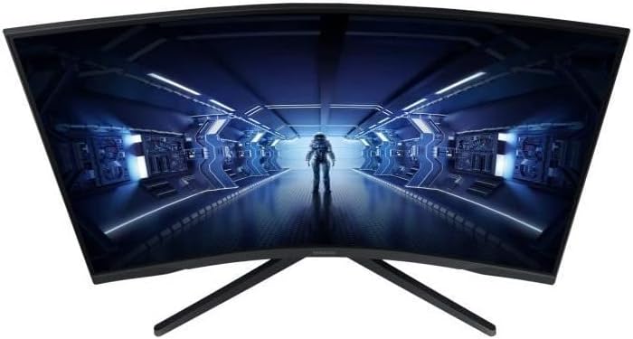 SAMSUNG ODYSSEY G5 27'' Monitor Gaming Curvo 1000R, Panel VA de 27", Resolución WQHD (2560 x 1440), 144 Hz, 1ms, AMD FreeSync, HDR10, Negro