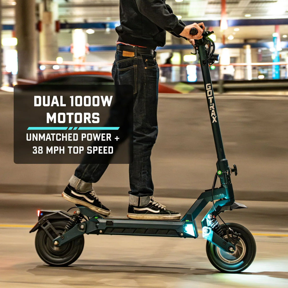 Patinete Eléctrico Todoterreno Gotrax GX3 2026 – Doble Motor Potente, Velocidad Máxima 64 km/h, Neumáticos Todoterreno
