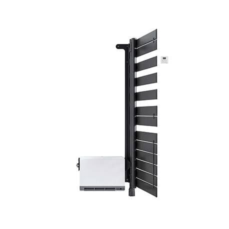 Radiador toallero con ventilador Acova Regate Twist + air eléctrico, pivote a la derecha, 1500 W, Txcr050-055ifs