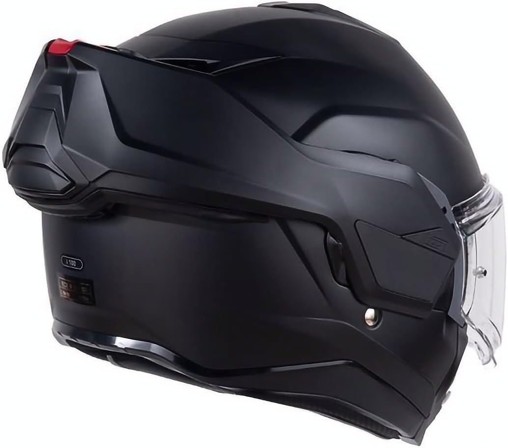 HJC, Casco de moto modular i100 UNI Semi Mate Negro, L