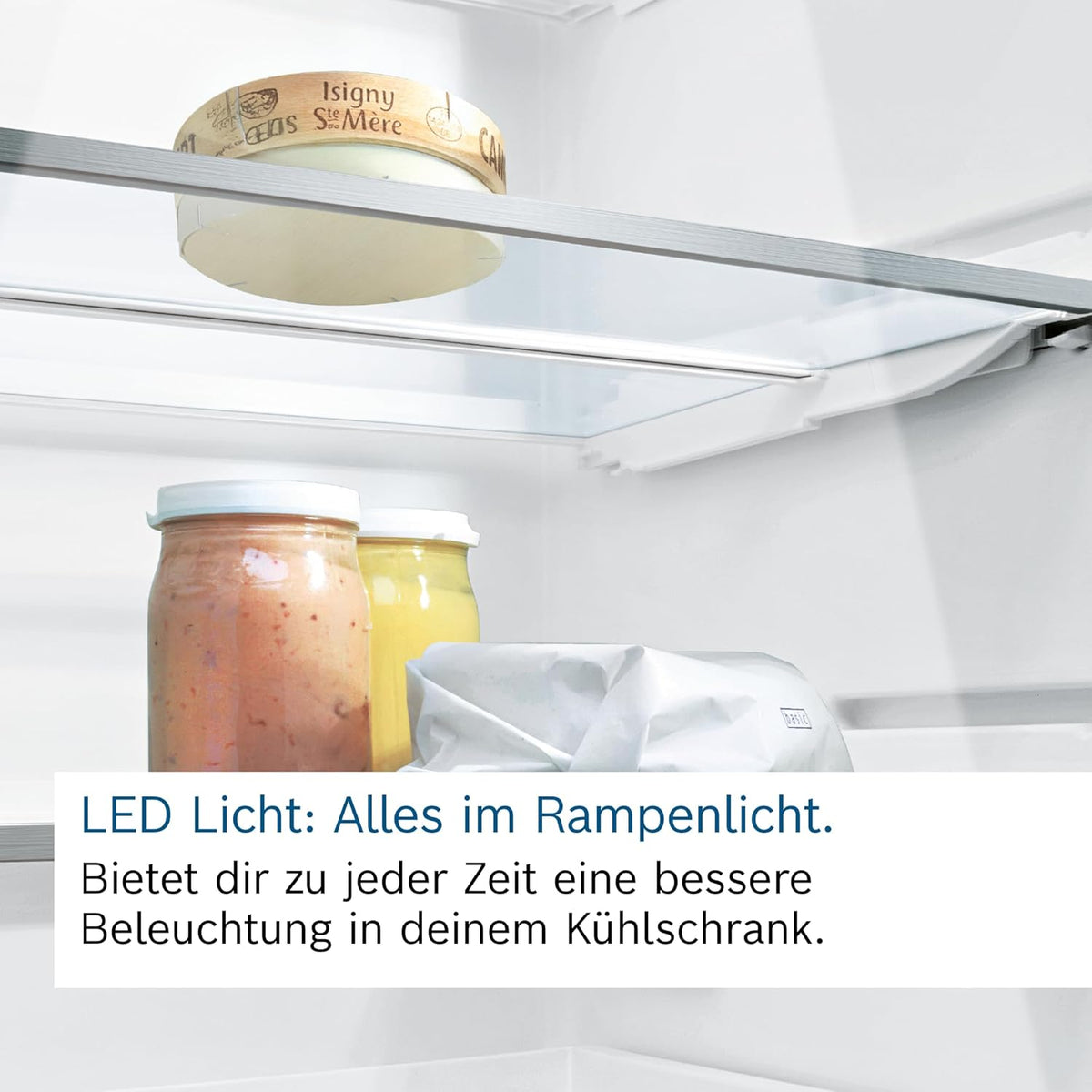 Congelador Bosch GSN54AWCV Serie 6 XXL, 176 x 70 cm extra ancho, 327 L, NoFrost sin necesidad de descongelar, iluminación LED uniforme, BigBox con espacio para alimentos congelados grandes, blanco
