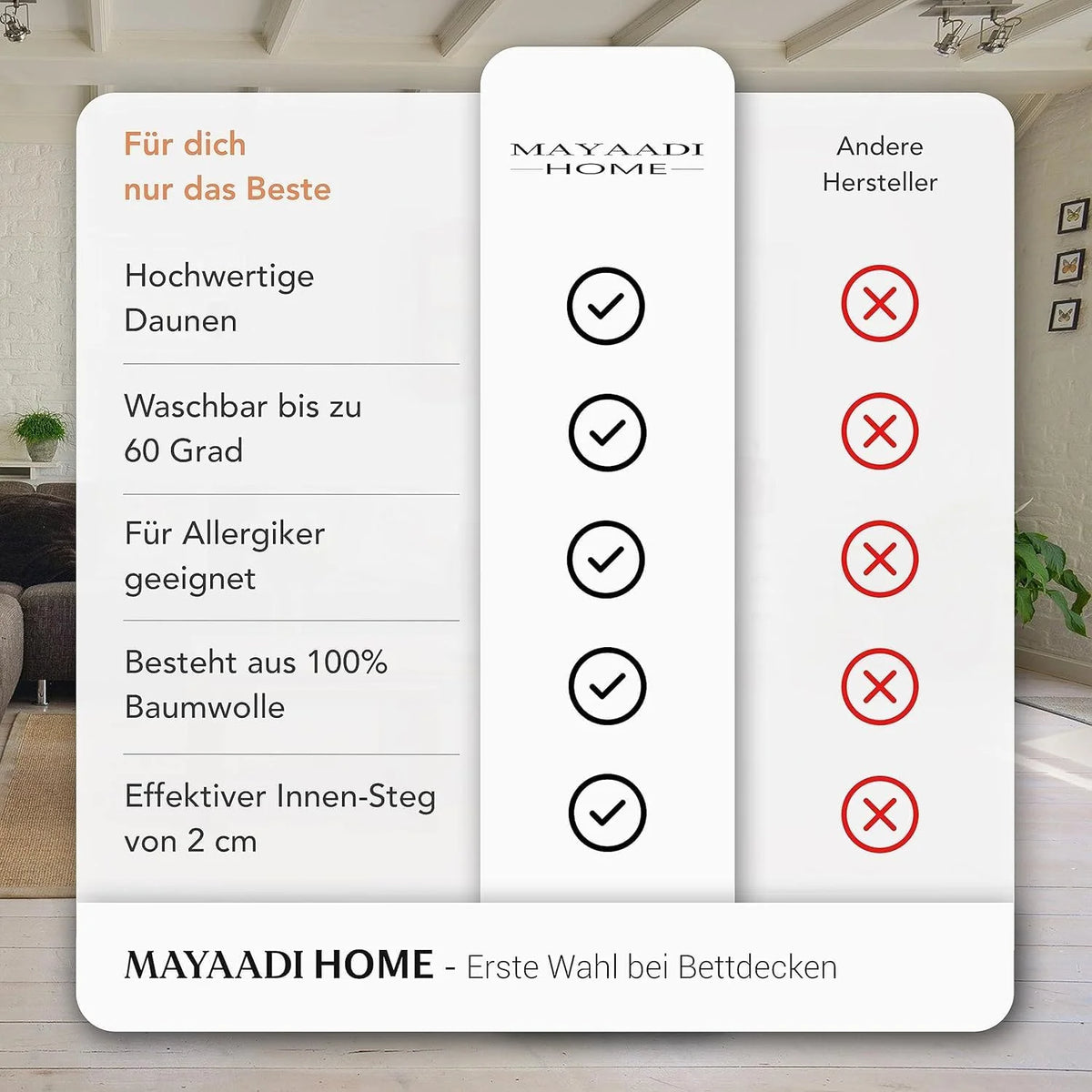 Mayaadi-Home HS85 Kołdra puchowa zimowa kołdra kołdra wierzchnia kołdra pikowana 70% puch 30% pierze 155 x 220 cm 2200 g wypełnienie bardzo ciepła