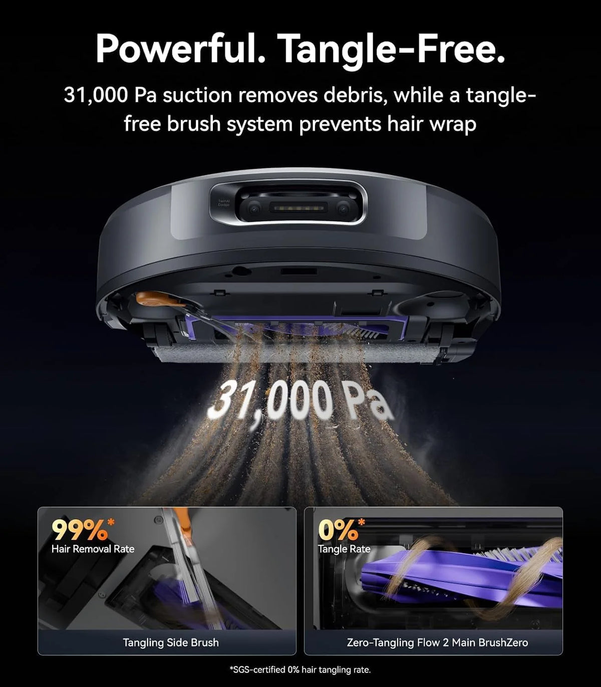 NARWAL Flow 2 Robot Sprzątający Moc ssania 31 000 Pa