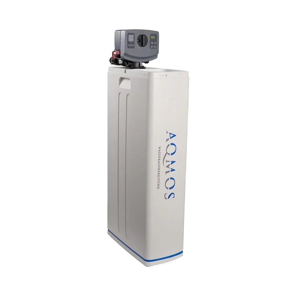 Sistema de descalcificación de agua AQMOS R2D272 incl. kit de conexión y bloque de montaje para hogares de hasta 7 personas, descalcificador antical