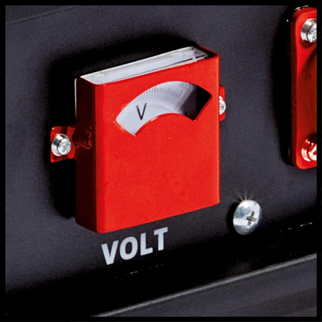 Generador eléctrico (gasolina) Einhell TC-PG 25/1/E5 (máx. 2400 W, depósito de 15 l, potencia continua de 2100 W, motor de 4 tiempos, 2x 230 V, protección contra sobrecarga, voltímetro, función AVR)