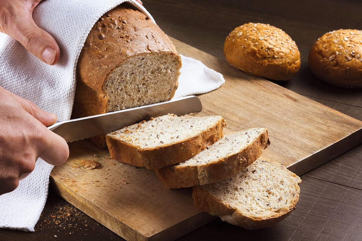 Moulinex OW6101 Home Bread Bagieette automat do pieczenia chleba | na maks. 1,5 kg chleba | 16 programów | chleb domowej roboty | forma do chleba z powłoką zapobiegającą przywieraniu | w zestawie blacha do bagietek i zeszyt z przepisami | kolor biały
