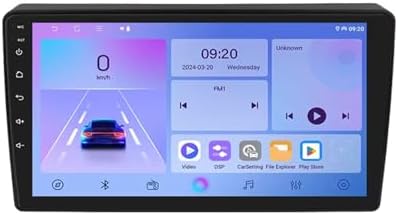 Autorradio Android para Citroën Berlingo 2 B9 y Peugeot Partner 2008-2018 - Pantalla de 9" Android 14 con CarPlay, Bluetooth, navegación GPS, Wi-Fi, USB, mandos al volante, FM, cámara de visión trasera