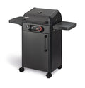 Parrilla eléctrica eFLOW PRO 2 TURBO 3000 W 230 V Turbo-Zone Switch Grid 2000 cm² superficie de cocción barbacoa con carro