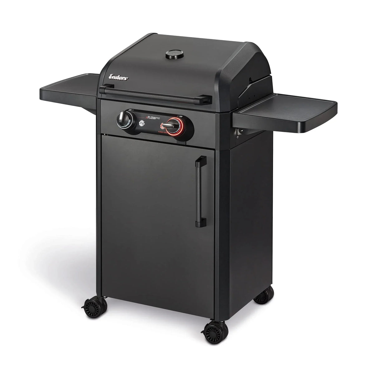 Parrilla eléctrica eFLOW PRO 2 TURBO 3000 W 230 V Turbo-Zone Switch Grid 2000 cm² superficie de cocción barbacoa con carro