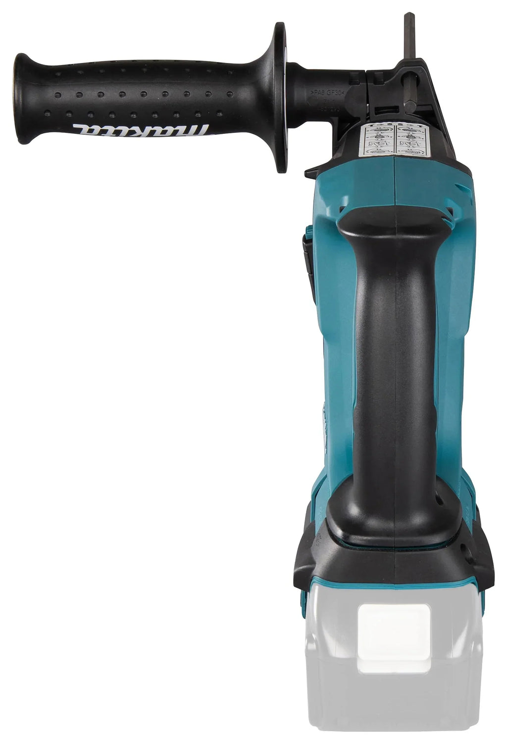 Martillo combinado a batería Makita DHR243Z de 18 voltios con SDS Plus, sin batería, sin cargador y sin sistema de extracción de polvo