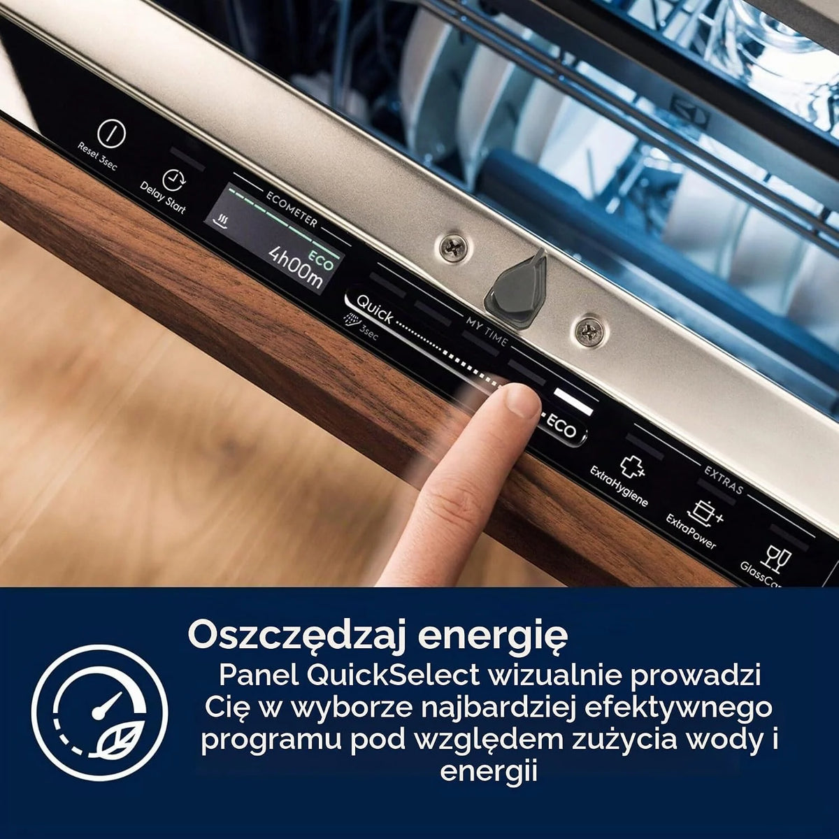 Zmywarka do zabudowy 60 cm na 13 sztućców klasy C