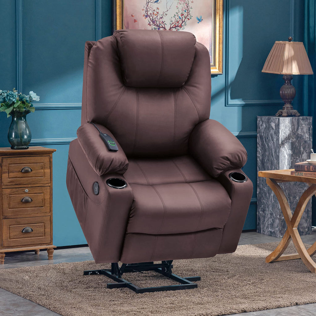 Sillón reclinable eléctrico Mcombo con masaje y carga USB