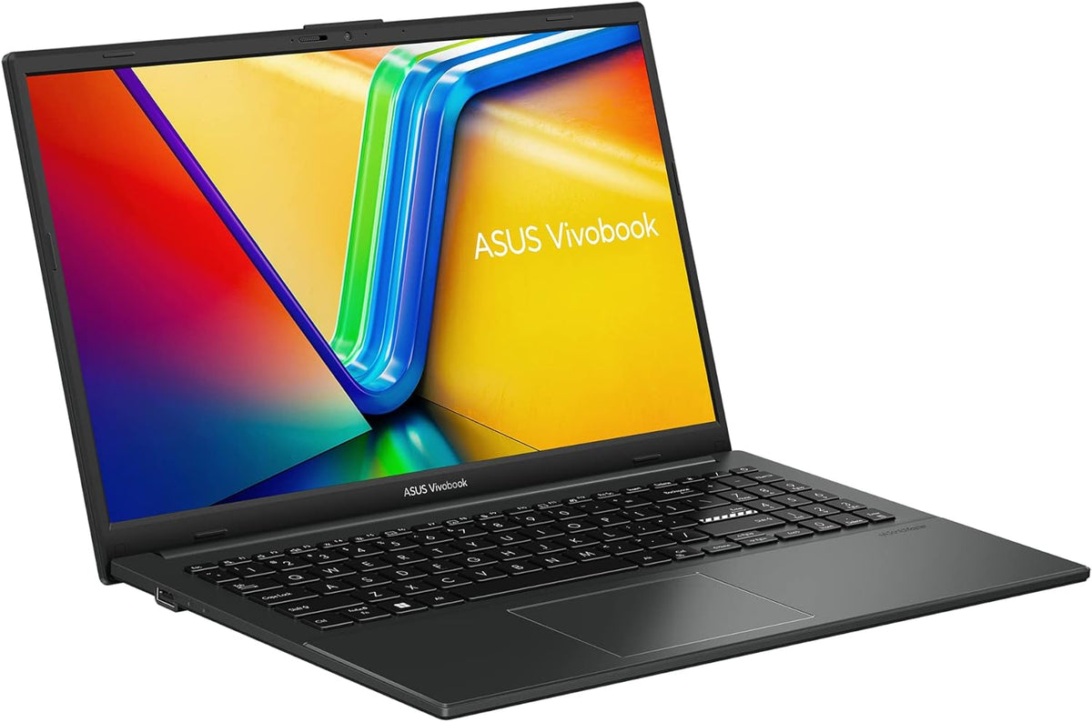 Portátil Asus Vivobook Go 15 E1504TA-BQ200WS de 15,6 pulgadas FHD (procesador Intel N100 3,4 GHz, 4 GB DDR4, 128 GB UFS 2.1, Intel UHD Graphics, Windows 11 Home S) – Teclado AZERTY – 1 año de Office 365 incluido