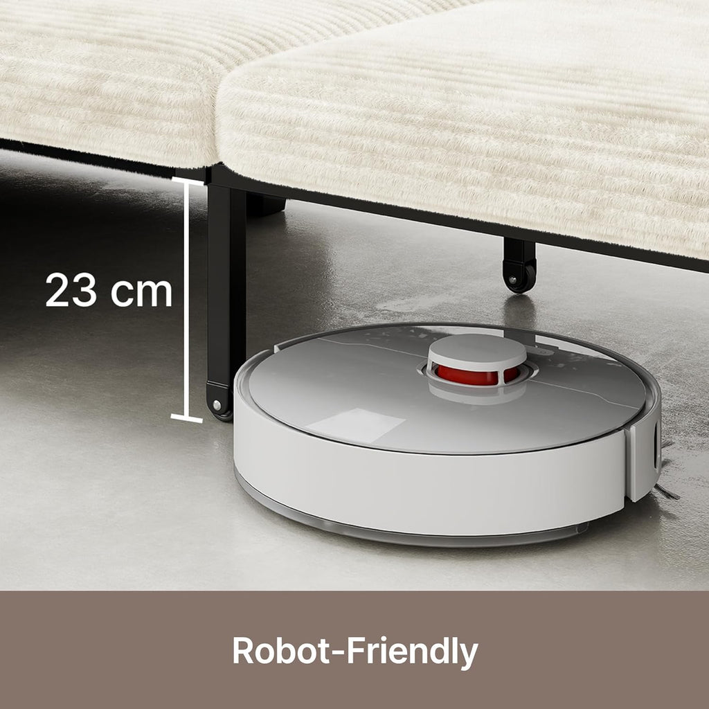 Sillón cama 3 en 1 Xbro con función de descanso, sofá cama individual extraíble, sofá cama con función de descanso, sillón cama de pana con cojín, sofá plegable para salón, dormitorio, beige