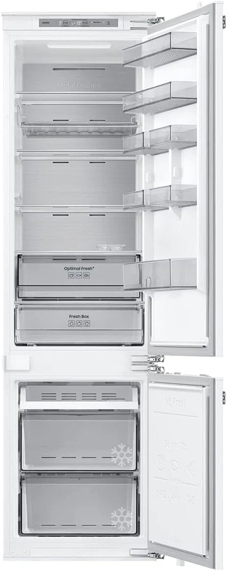 Samsung BRB80F30ADF0EF lodówko-zamrażarka do zabudowy, AI z zamrażarką, 194 cm, 297 l, No Frost+, AI Energy Mode, Twin Cooling+, Cool Select+, biała