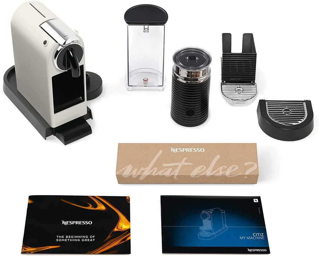 DeLonghi Nespresso Citiz EN267.WAE Cafetera de cápsulas, sistema de extracción especial, 1710 W, 1 L, plástico, Blanco