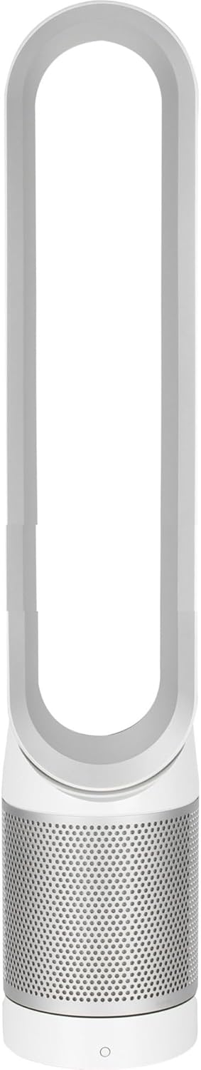 Dyson TP00 Pure Cool 2 en 1 antracita/plata, ventilador y purificador de aire silencioso, apto para dormitorios, alérgicos, salas de fumadores, filtro de aire 99,5% de polvo, polen, olores, incl. toallitas de limpieza JUNG