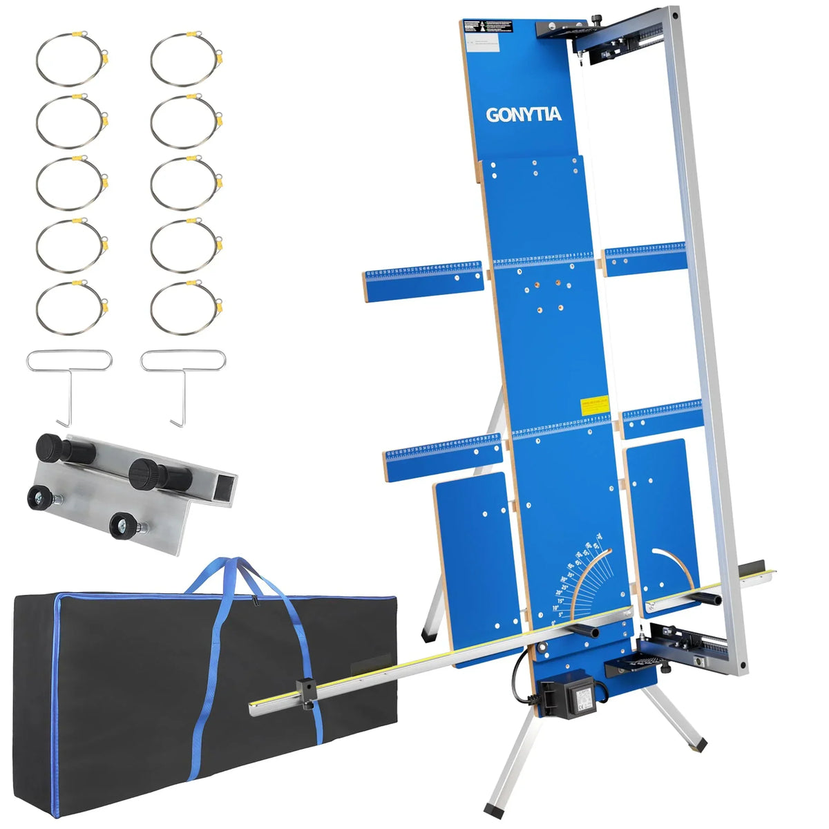 Cortadora de hilo caliente para poliestireno de alta precisión Gonytia 260W 1300mm soldada independiente, set con 10 hilos