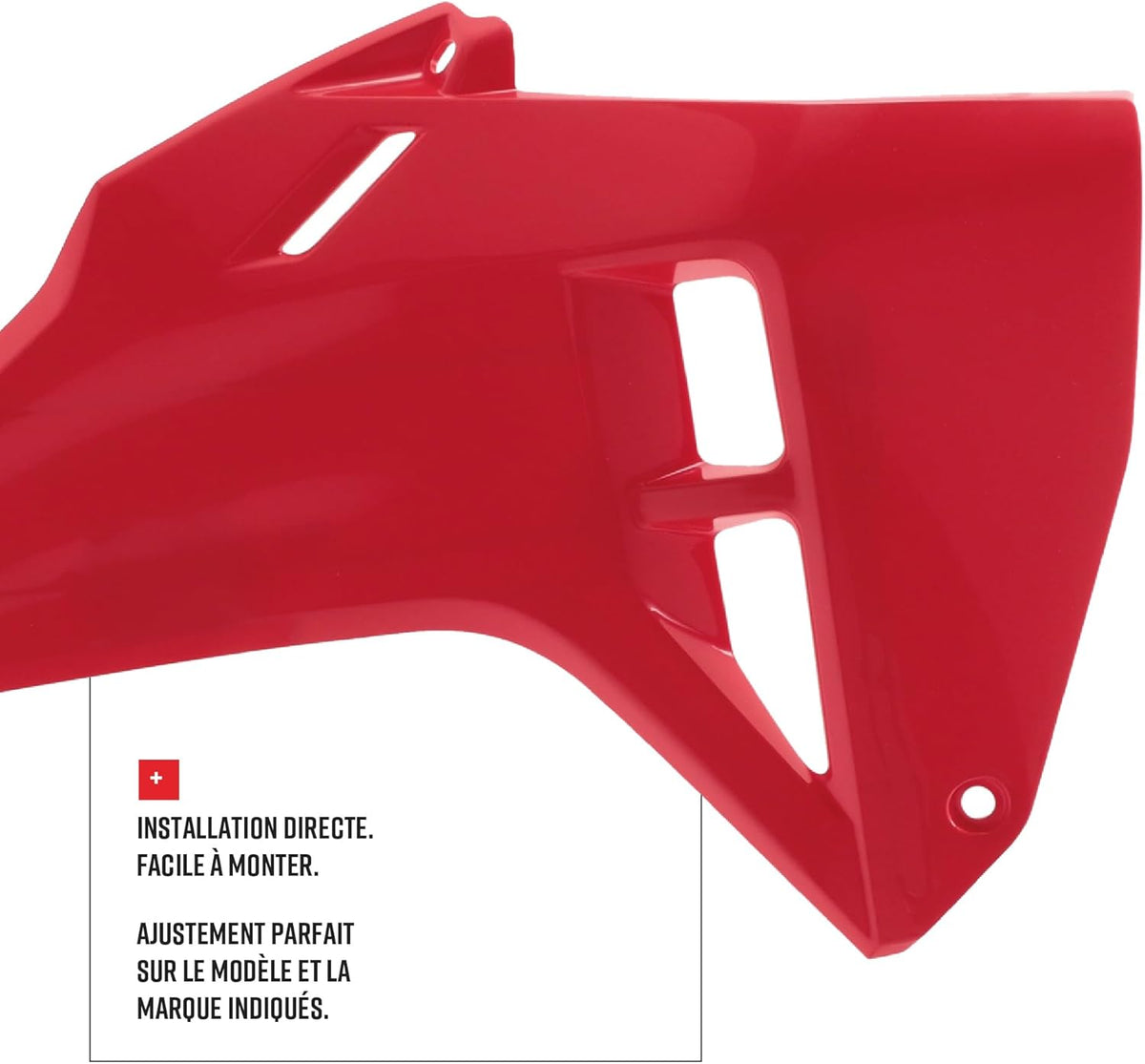POLISPORT 91617 - Kit de restyling para Honda CRF 250R 22'-24' y CRF 450R 21'-24' – Calidad y durabilidad garantizadas, color rojo