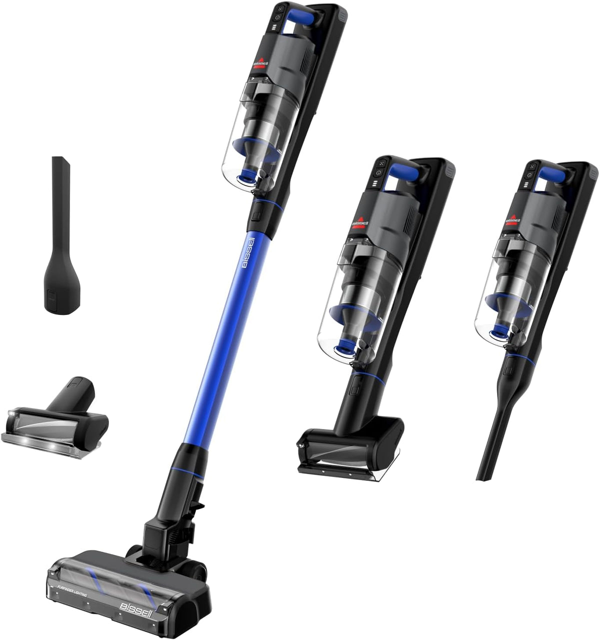 Bissell PowerClean FurFinder, Aspiradora Escoba sin Cable, Motor 200W, Iluminación FurFinder, Cepillo Anti-enredos, Aspiradora sin Cable, Autoportante, Filtro HEPA, Batería Extraíble de 2000 mAh, 40 min, 4089N