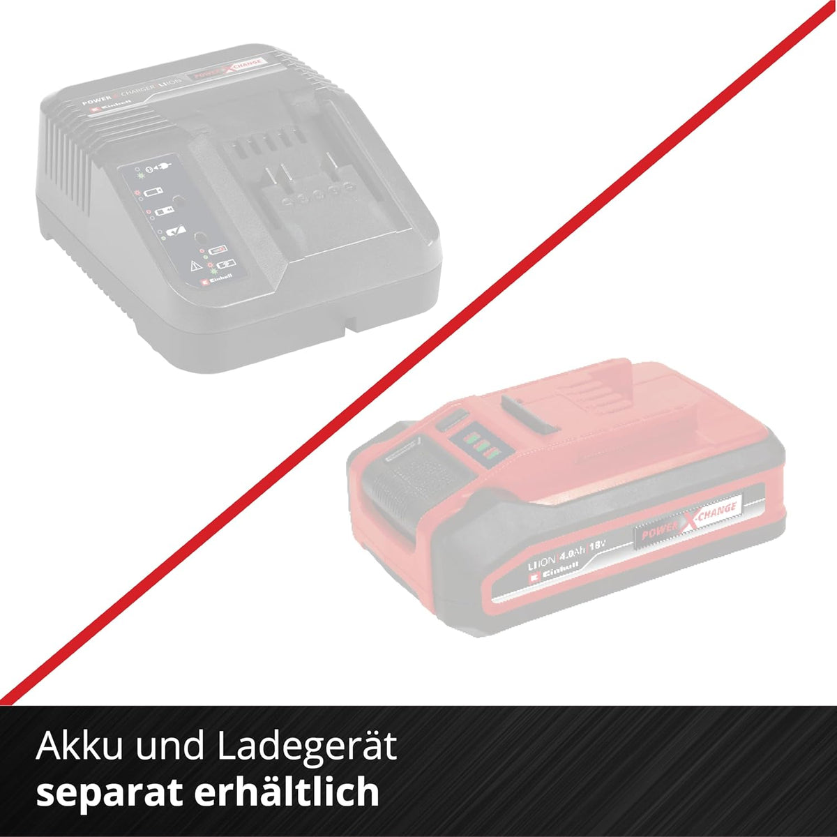 Enrollador de manguera a batería Einhell GE-HR 18/30-1 Li-Solo Power X-Change (18 V, enrollado automático de manguera, giratorio hasta 180°, soporte de pared, manguera de jardín de 30 m y rociador, sin batería)
