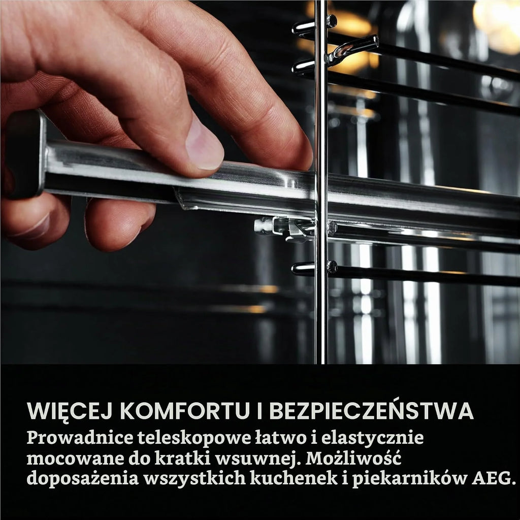 AEG 6 WiFi piekarnik do zabudowy, SteamCrisp – 25% pary, TR6PB50WSB