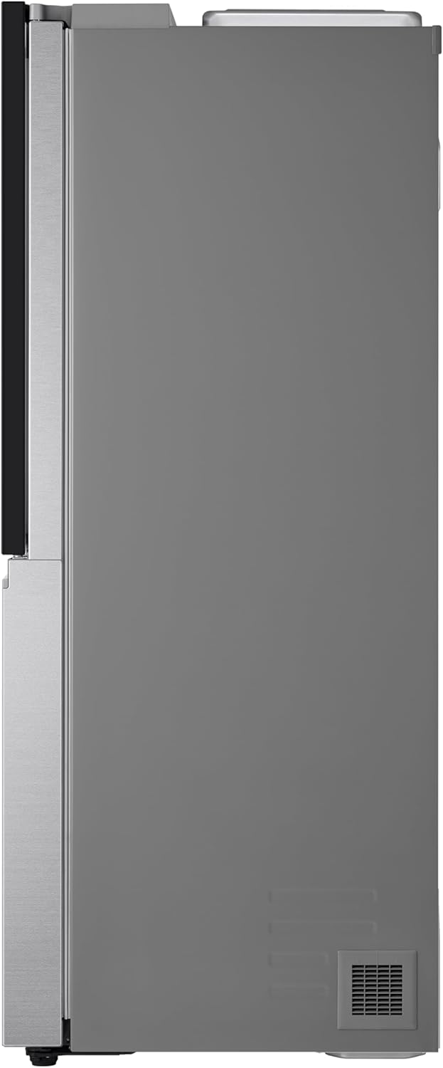 Frigorífico Side by Side LG GSGV81PYLL, Clase E, 635 L, Instaview, frigorífico con congelador, dispensador de hielo, hielo picado y agua, Total NoFrost, compresor Smart Inverter, Wi-Fi