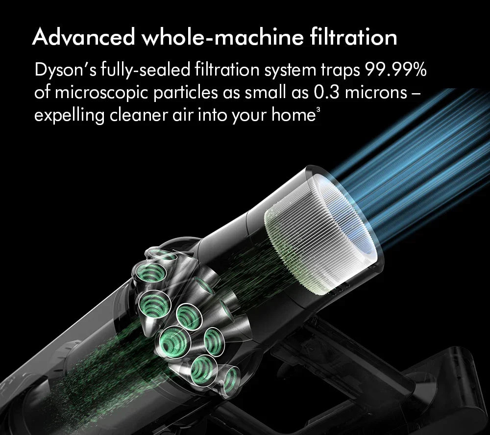 Aspiradora escoba inalámbrica Dyson V11 Extra 2026 – Hasta 60 minutos de autonomía – Acabado en níquel y rojo