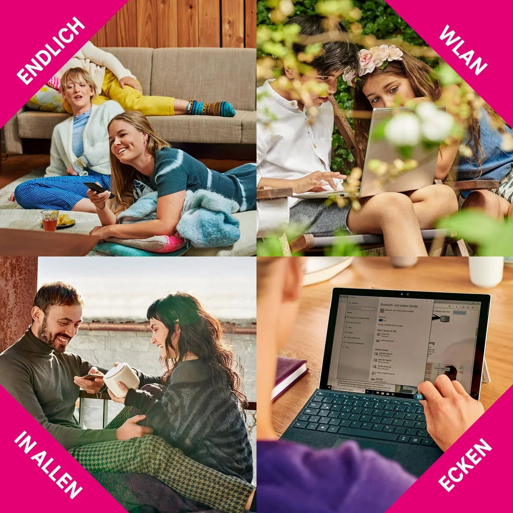 Router WiFi 7 Deutsche Telekom Speedport 7, módem de fibra óptica, 6.760 Mbit/s, Mesh, base SmartHome, ideal para Entertain TV en 4K